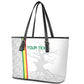 Custom Senegal Football Leather Tote Bag We Are Champions