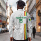 Custom Senegal Football Long Sleeve Button Shirt We Are Champions
