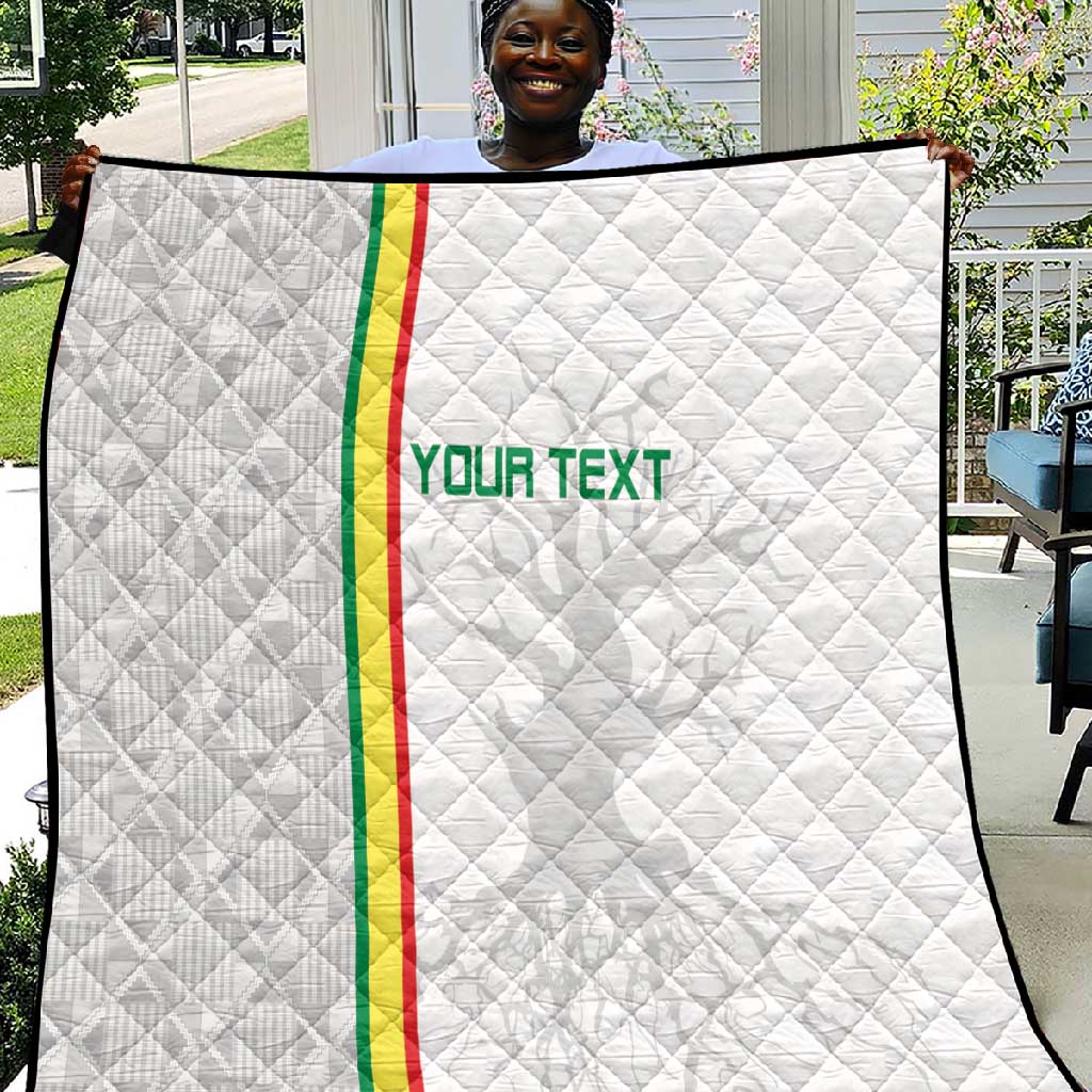 Custom Senegal Football Quilt We Are Champions