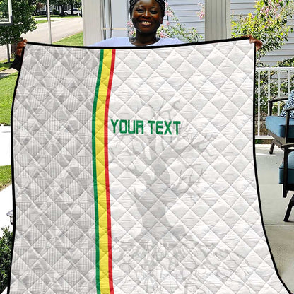 Custom Senegal Football Quilt We Are Champions