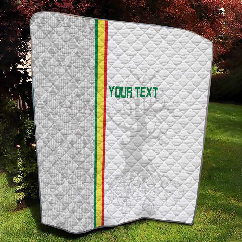 Custom Senegal Football Quilt We Are Champions