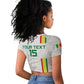 Custom Senegal Football Raglan Cropped T shirt We Are Champions