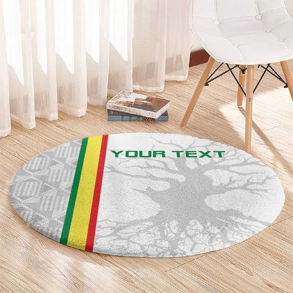 Custom Senegal Football Round Carpet We Are Champions