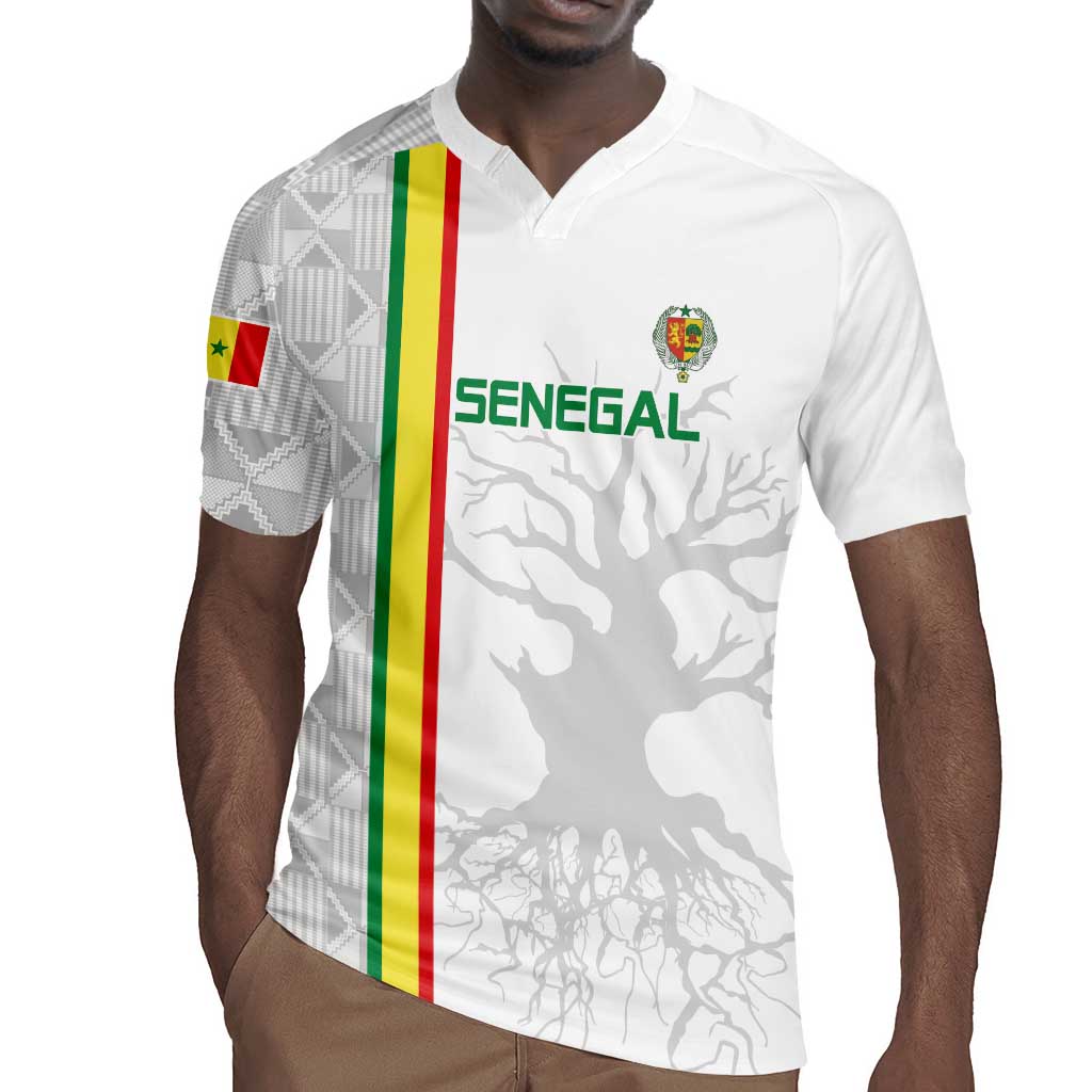 Custom Senegal Football Rugby Jersey We Are Champions