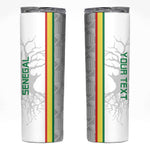 Custom Senegal Football Skinny Tumbler We Are Champions