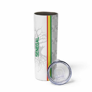 Custom Senegal Football Skinny Tumbler We Are Champions