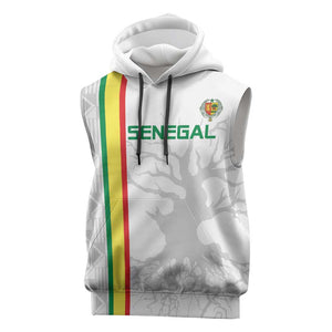 Custom Senegal Football Sleeveless Hoodie We Are Champions - African Pride