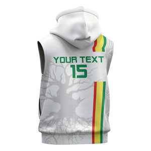 Custom Senegal Football Sleeveless Hoodie We Are Champions - African Pride