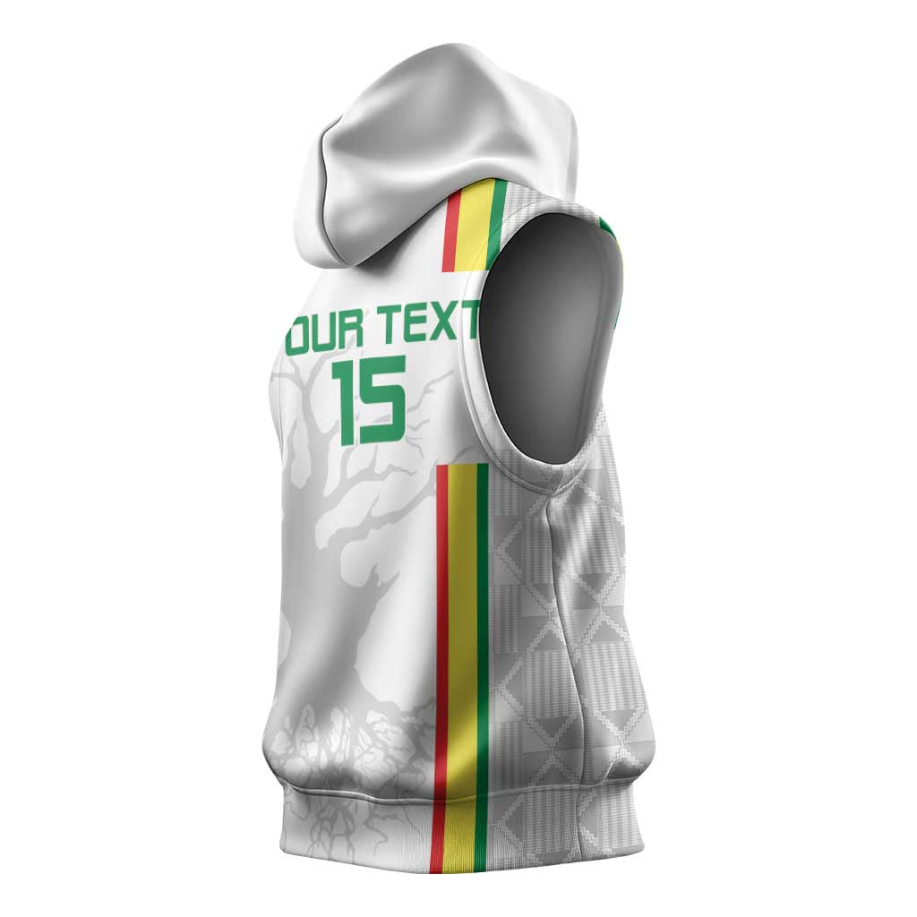 Custom Senegal Football Sleeveless Hoodie We Are Champions - African Pride