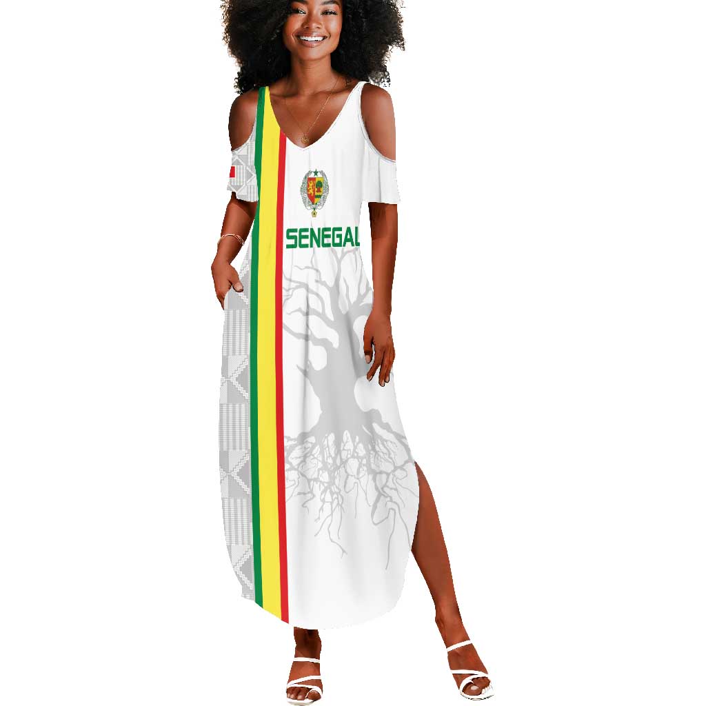 Custom Senegal Football Summer Maxi Dress We Are Champions