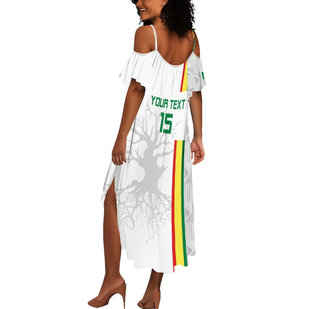 Custom Senegal Football Summer Maxi Dress We Are Champions