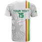 Custom Senegal Football T shirt We Are Champions