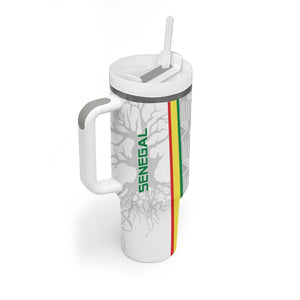 Custom Senegal Football Tumbler With Handle We Are Champions