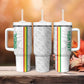 Custom Senegal Football Tumbler With Handle We Are Champions