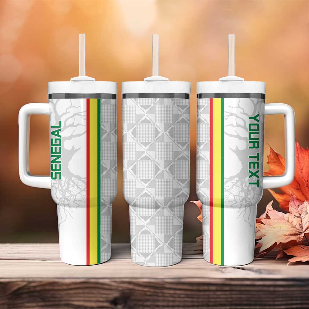 Custom Senegal Football Tumbler With Handle We Are Champions