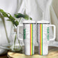 Custom Senegal Football Tumbler With Handle We Are Champions