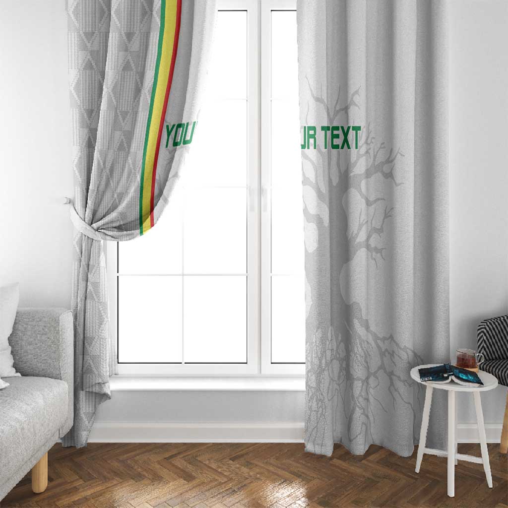 Custom Senegal Football Window Curtain We Are Champions