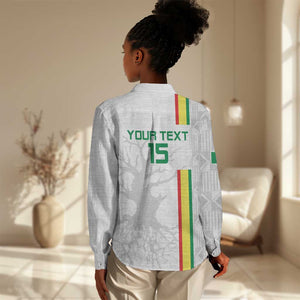 Custom Senegal Football Women Casual Shirt We Are Champions LT15