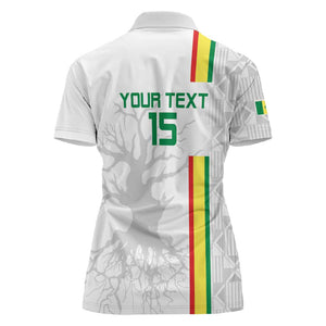 Custom Senegal Football Women Polo Shirt We Are Champions