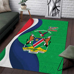 Personalised Namibia Area Rug 35th Anniversary Independence Day