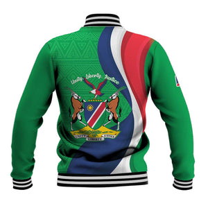 Personalised Namibia Baseball Jacket 35th Anniversary Independence Day