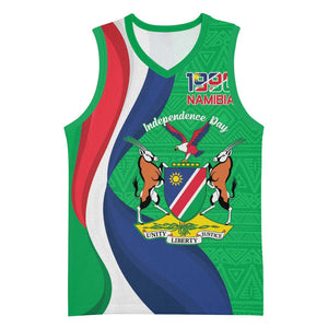 Personalised Namibia Basketball Jersey 35th Anniversary Independence Day - African Pride