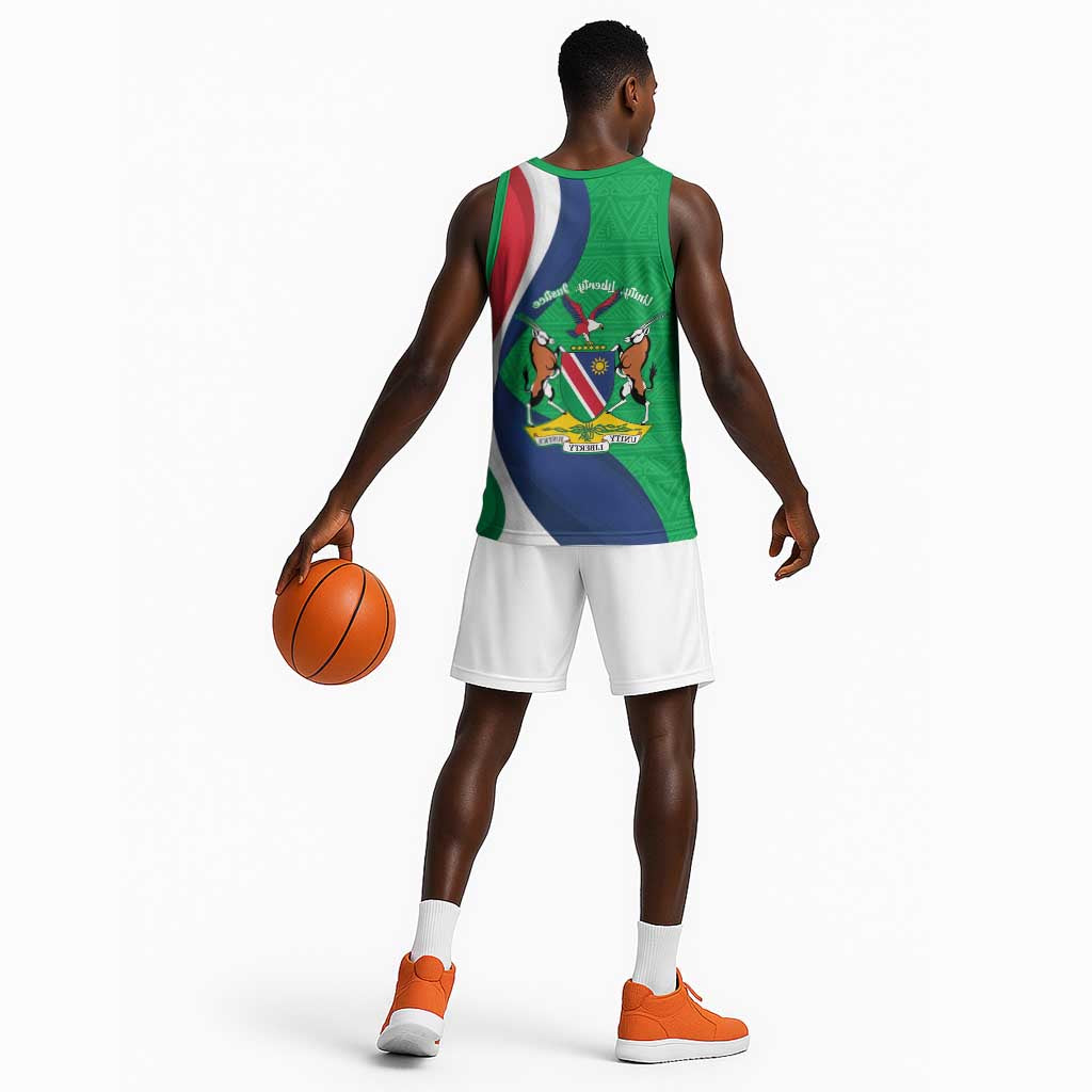 Personalised Namibia Basketball Jersey 35th Anniversary Independence Day - African Pride
