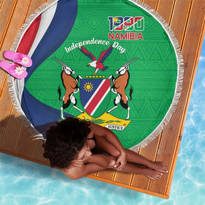Personalised Namibia Beach Blanket 35th Anniversary Independence Day