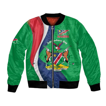 Personalised Namibia Bomber Jacket 35th Anniversary Independence Day