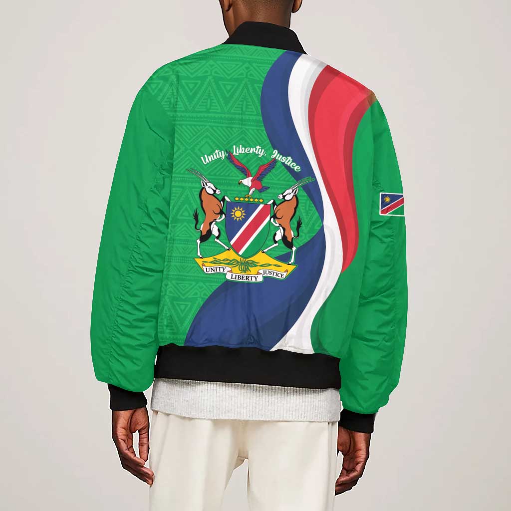 Personalised Namibia Bomber Jacket 35th Anniversary Independence Day