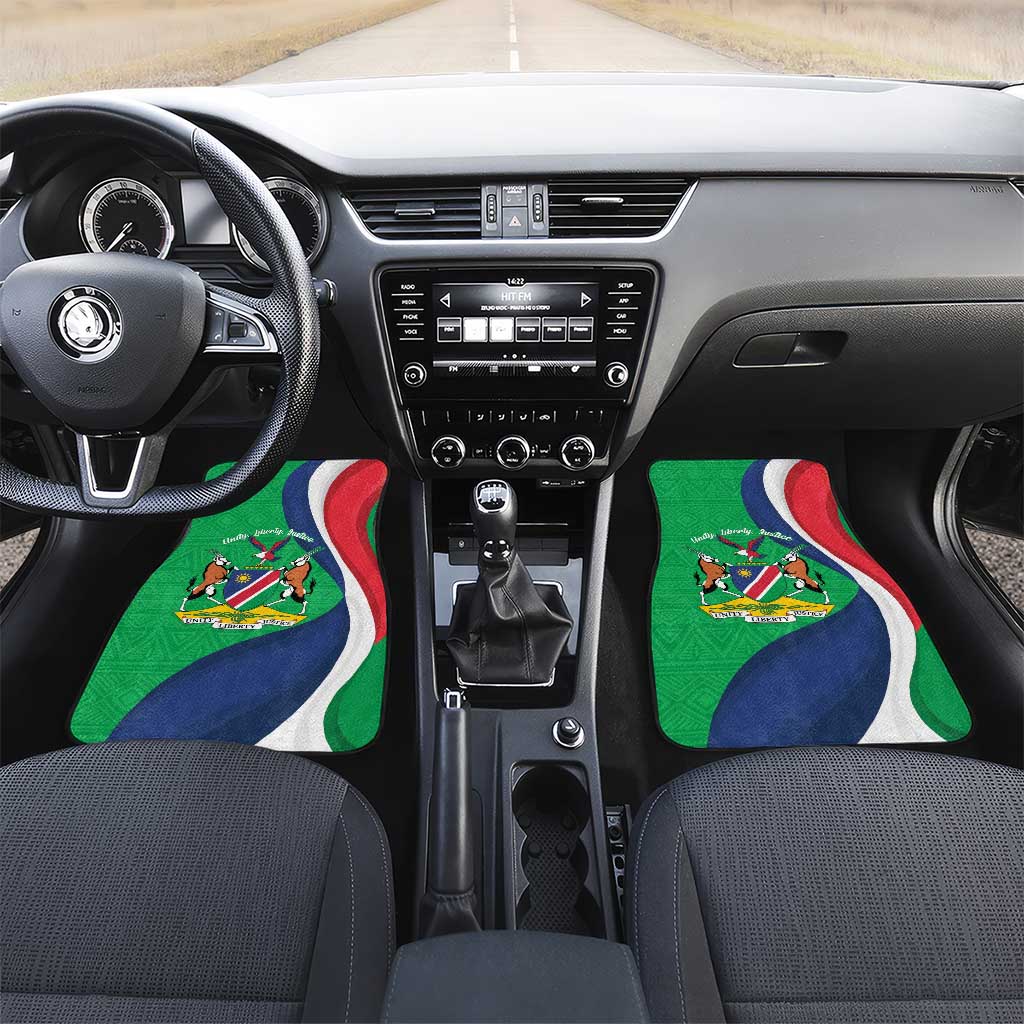 Personalised Namibia Car Mats 35th Anniversary Independence Day
