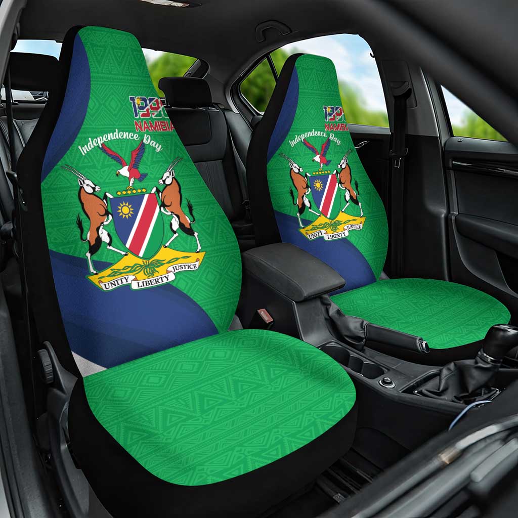 Personalised Namibia Car Seat Cover 35th Anniversary Independence Day