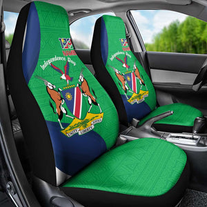 Personalised Namibia Car Seat Cover 35th Anniversary Independence Day