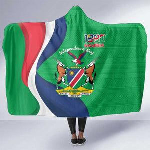 Personalised Namibia Hooded Blanket 35th Anniversary Independence Day