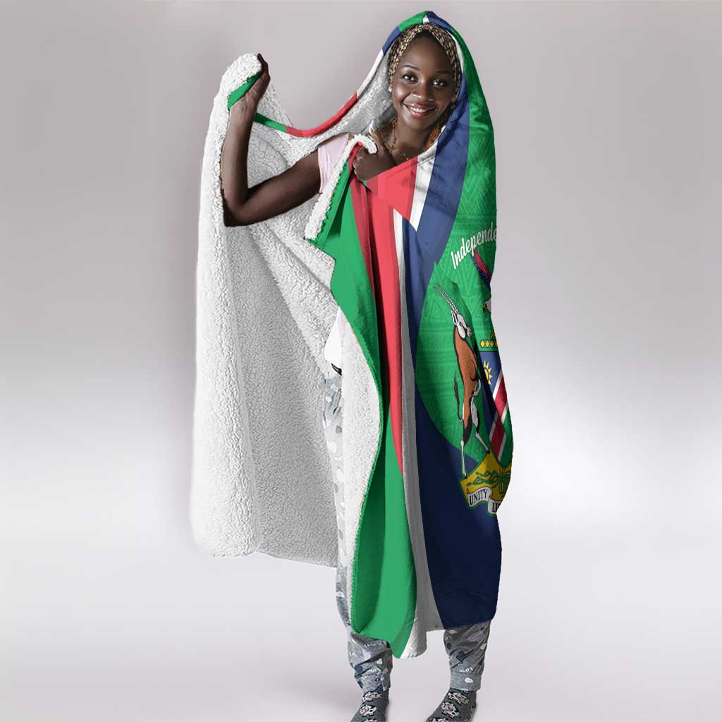Personalised Namibia Hooded Blanket 35th Anniversary Independence Day