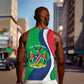 Personalised Namibia Men Tank Top 35th Anniversary Independence Day