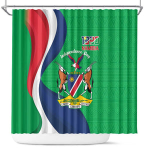 Personalised Namibia Shower Curtain 35th Anniversary Independence Day
