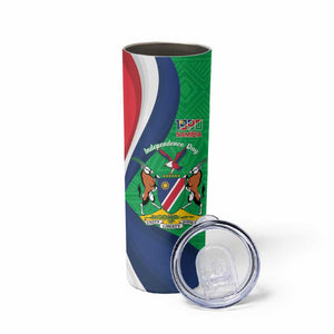 Personalised Namibia Skinny Tumbler 35th Anniversary Independence Day