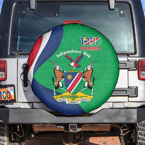 Personalised Namibia Spare Tire Cover 35th Anniversary Independence Day