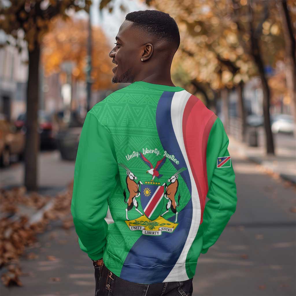 Personalised Namibia Sweatshirt 35th Anniversary Independence Day