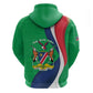 Personalised Namibia Zip Hoodie 35th Anniversary Independence Day