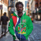 Personalised Namibia Zip Hoodie 35th Anniversary Independence Day