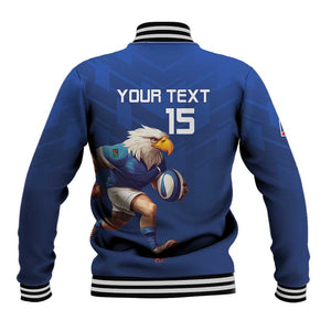 Namibia Rugby Custom Baseball Jacket Eagle Mascot - Sporty Style