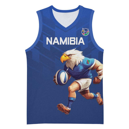 Namibia Rugby Custom Basketball Jersey Eagle Mascot - Sporty Style - African Pride