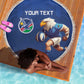 Namibia Rugby Custom Beach Blanket Eagle Mascot - Sporty Style
