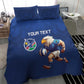 Namibia Rugby Custom Bedding Set Eagle Mascot - Sporty Style