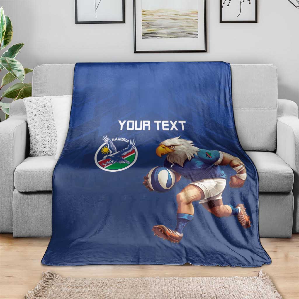 Namibia Rugby Custom Blanket Eagle Mascot - Sporty Style