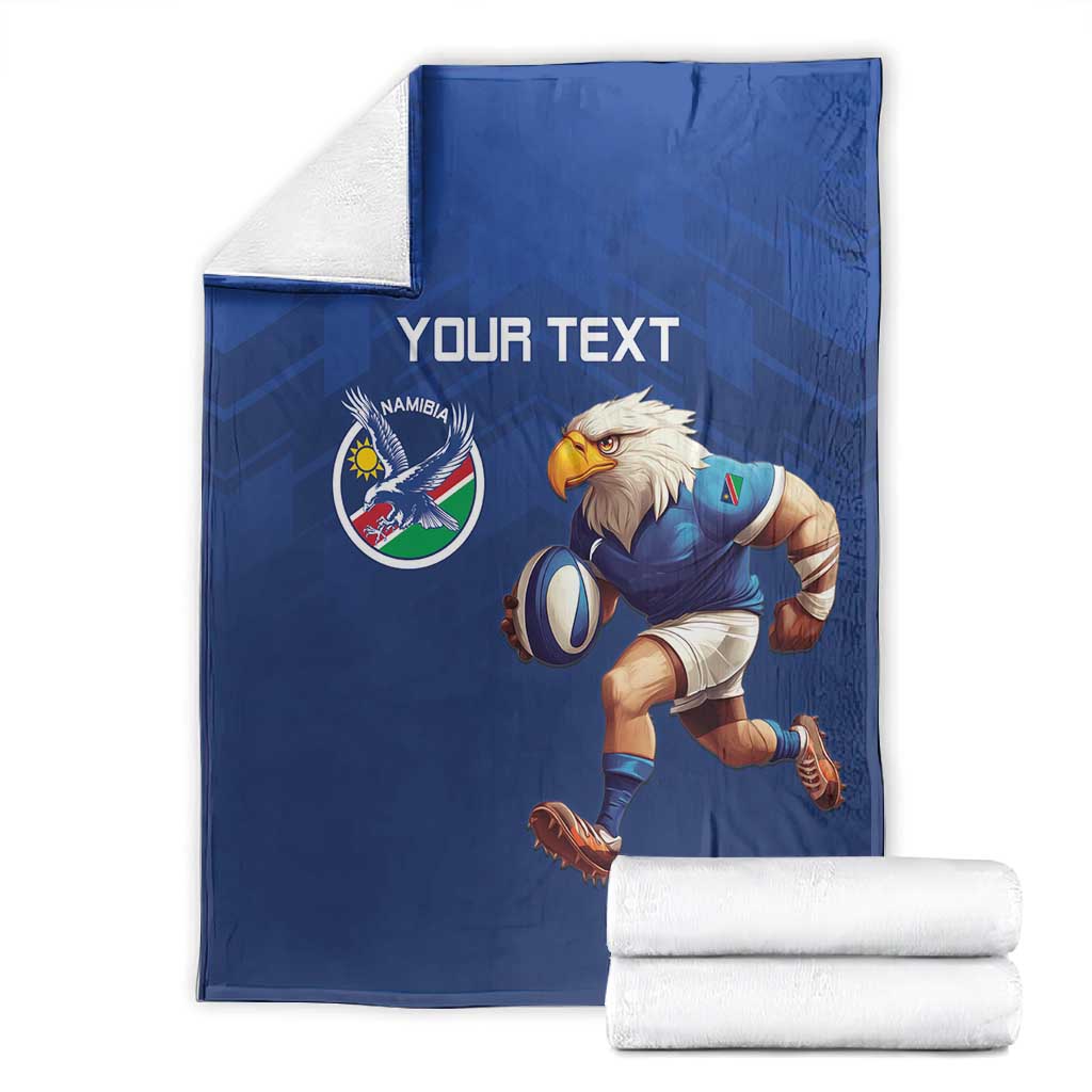 Namibia Rugby Custom Blanket Eagle Mascot - Sporty Style