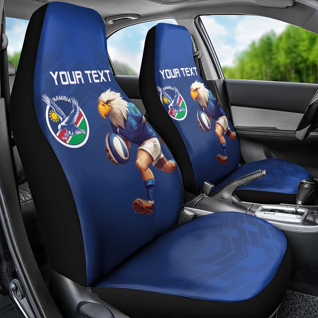 Namibia Rugby Custom Car Seat Cover Eagle Mascot - Sporty Style