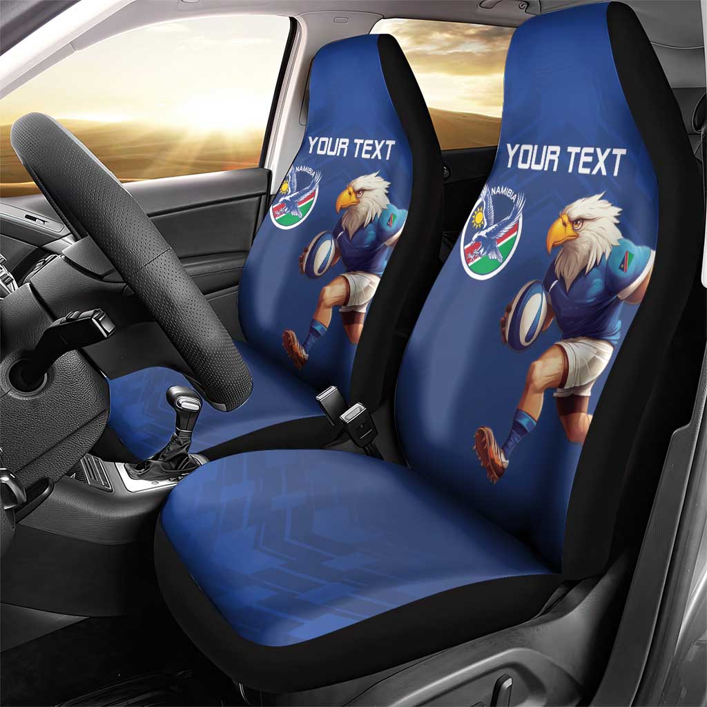 Namibia Rugby Custom Car Seat Cover Eagle Mascot - Sporty Style